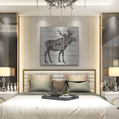 Loon Peak® 'Lake Lodge I' by Sue Schlabach, Metal Wall Art