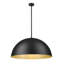 Luminaire suspendu 3 lumières noir mat Alyvia 31,5 pouces-123222931