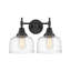 Éclairage pour meuble-lavabo 2 lumières 17 po Caden - H 5,75 po-851661688-879870343-851661687