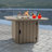 Strella Octagon Polyresin Propane Smokeless Fire Pit Table with Hidden Fuel Tank-284780572