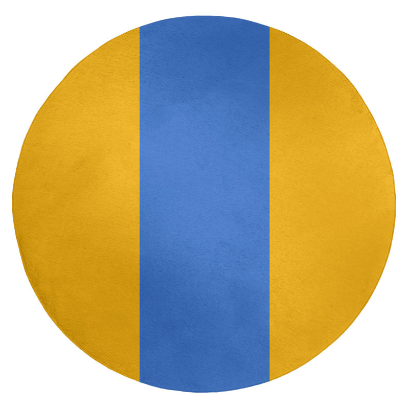 Chenille Indoor Rug, Round 5'