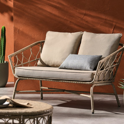 Patio avec coussins d'eau, 123 cm L x 72 cm P x 73 cm H, assemblage requis, capacité de 272 kg, mobilier de jardin, revêtement, 73 cm, requis