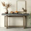 Console de 59,1 po de long pour le vestibule, table de canapé en bois industriel avec pieds solides et robustes pour le couloir, le salon et l'entrée-814610328