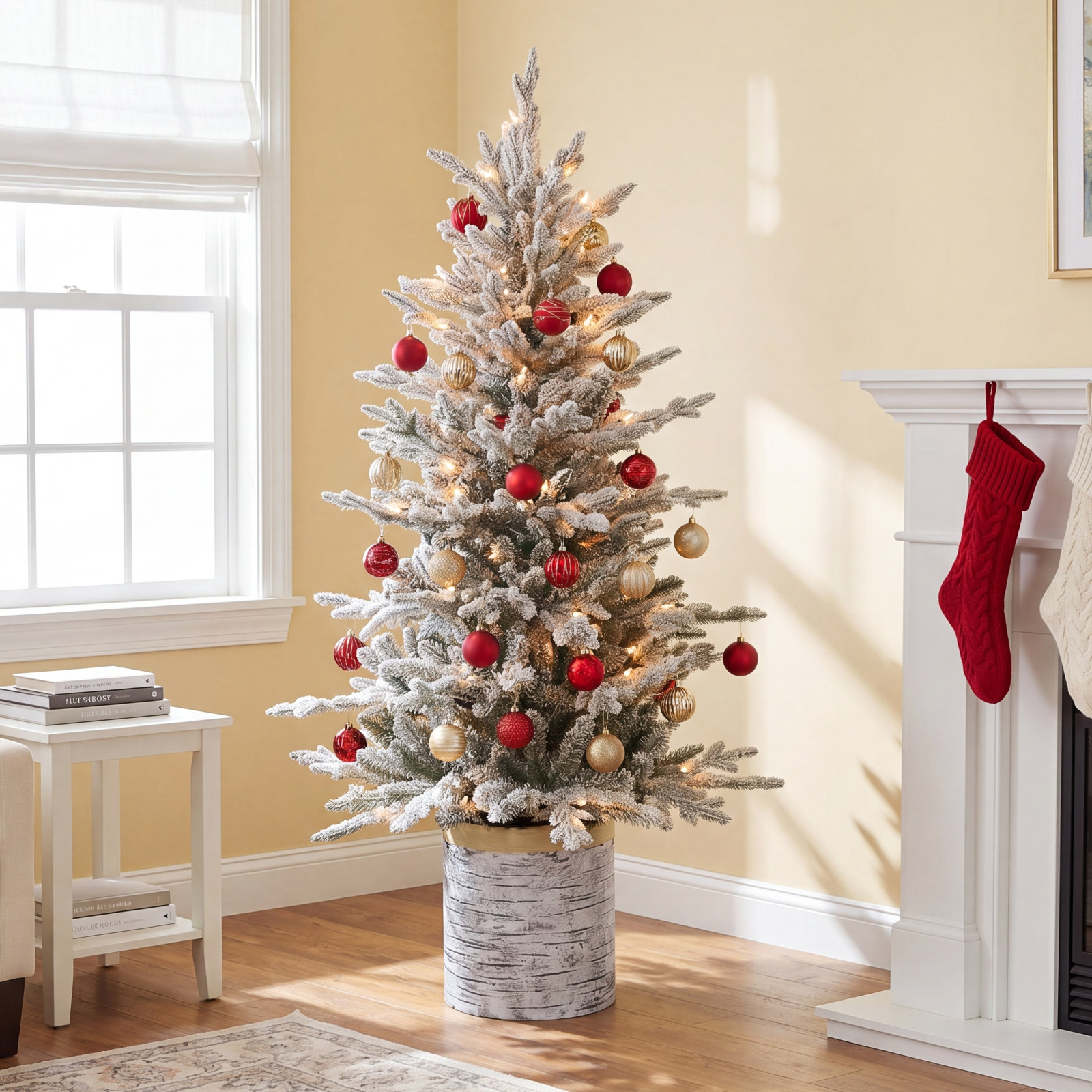 54' Lighted Artificial Fir Christmas Tree
