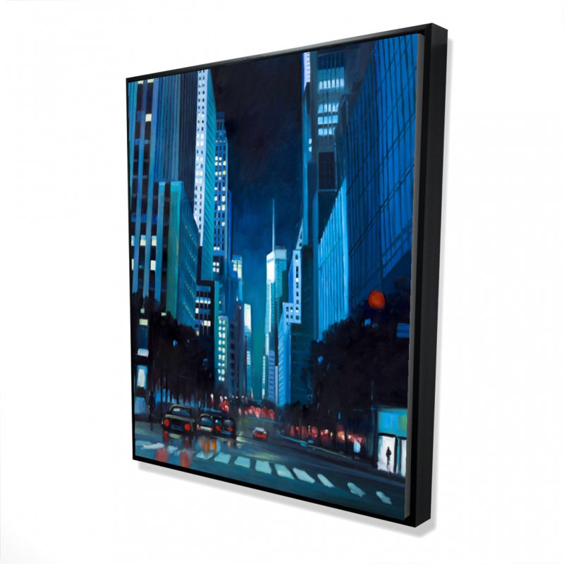 «Evening In Manhattan, New-york» sur toile