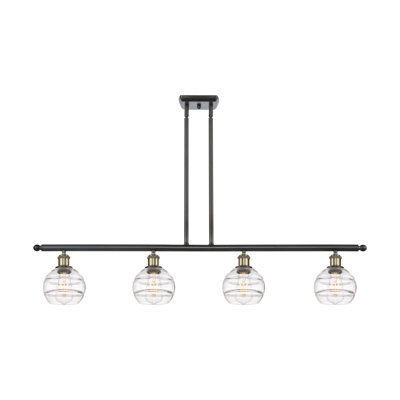 Luminaire suspendu pour îlot de cuisine à 4 lumières Chartoff