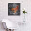 «Rooster On Chalkboard 2» par Art Licensing Studio, art mural en métal