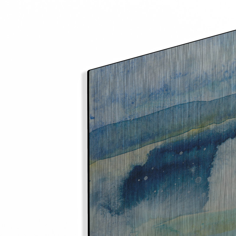  «Gulf Shore 1» par Alicia Ludwig, art mural en métal, H 24 po x l 48 po