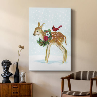 Hiver, créatures des bois avec Cardinals II - galerie sur mesure