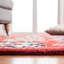 Tapis rouge / bleu en laine touffeté à la main Betsy Southwestern-32293808