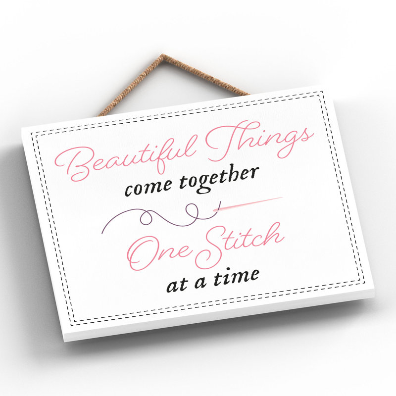 Hutcheson Wood Text & Numbers Wall Decor