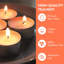 Unscented Flameless Tealight Candle with Aluminium Holder