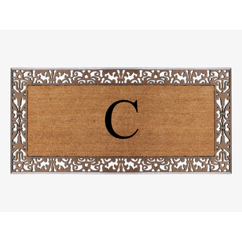 Tapis de porte antidérapant Dyari Natural, C