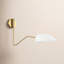 Adarna Steel Swing Arm Sconce-38634909