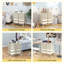 Chariot de rangement à 12 tiroirs avec 2 tiroirs en plastique -106694244