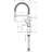 Locarno Single Handle Kitchen Faucet-55126498