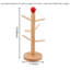Porte-gobelet vertical non perforé Beech