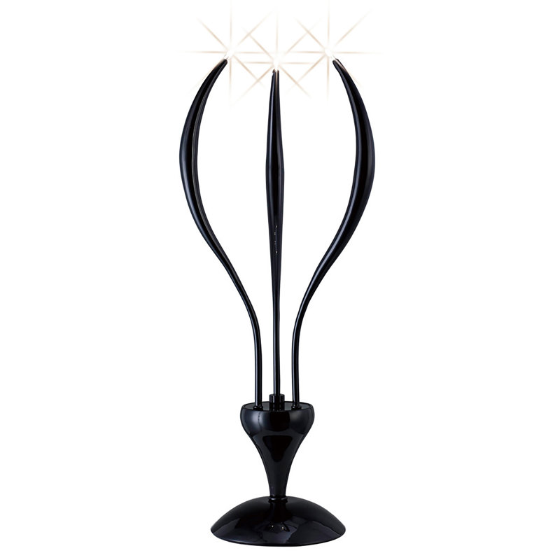 Tunnel Crystal Novelty Lamp, Black