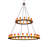 72" Wide Loxley 36 Two Tier Chandelier