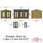 Rivington 10 x 14 ft 28 mm Corner Log Cabin