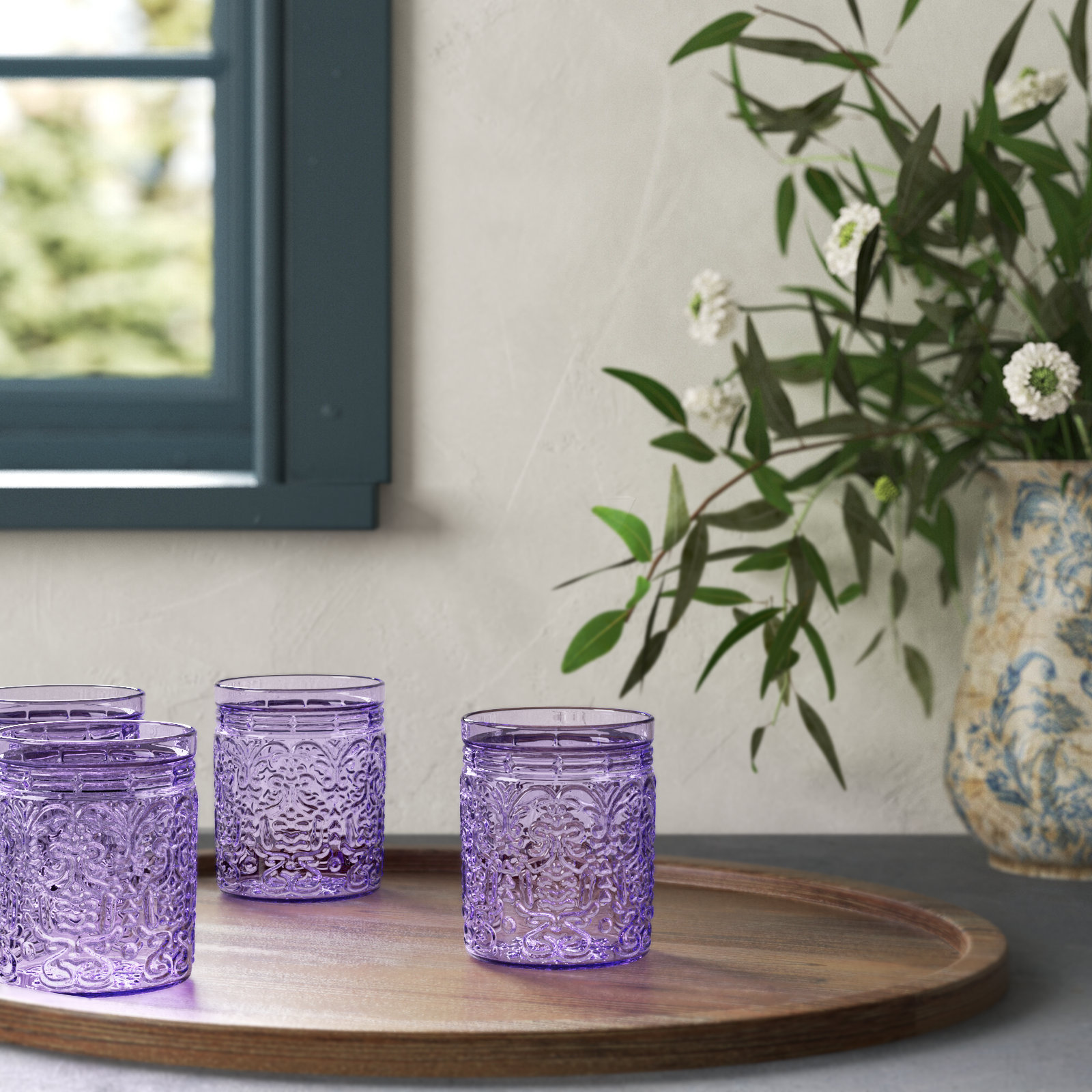Jax Drinking Glass 11 oz, Lavender DOF