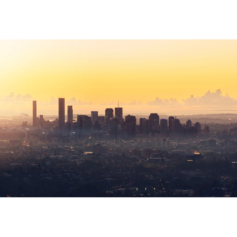 Sunrise Of Brisbane by Jat306 - Wrapped Canvas Print, 30cm H x 46cm W