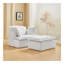 Fauteuil convertible en tissu de velours côtelé pour petit espace-1397757409