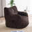 Aeri Compression Medium Adult Soft Teddy Fabric Bean Bag Chair With Foam Filled-1290348724