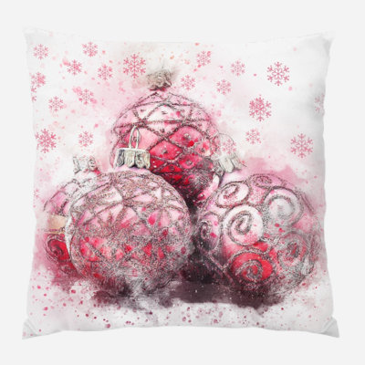 Canvas Outdoor Reversible Throw Pillow