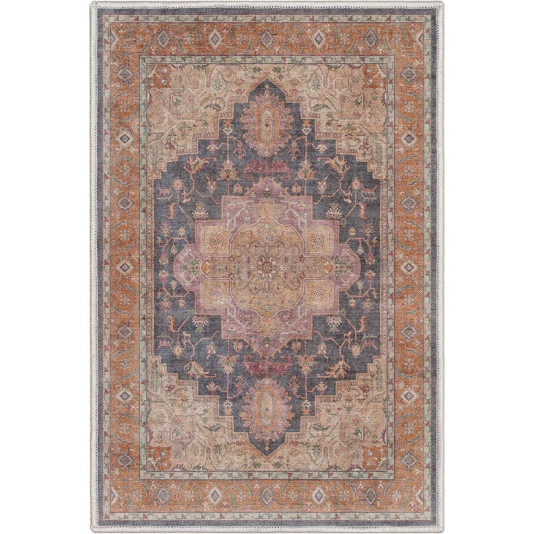 Kehr Paris Vintage Oriental Persian Multi-Color Flat-Weave Rug