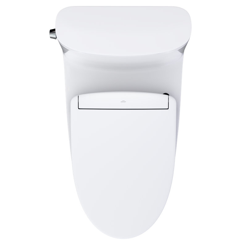 TOTO® WASHLET®+ Nexus® 1G® One-Piece Elongated 1.0 GPF Toilet and WASHLET S5 Bidet Seat, Cotton White - MW6423446CUFG#01