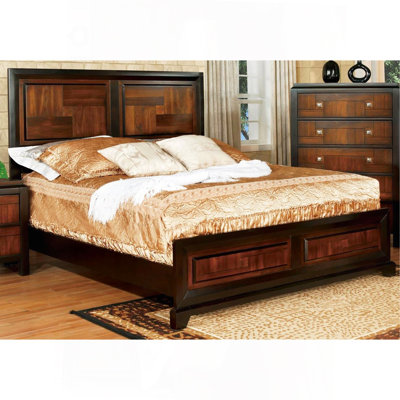 Lit transitionnel pour grand lit en acacia / noyer massif 1pcs