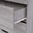Gray 5-Drawer Dresser with Lockable Wheels-1274206041