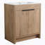 Meuble-lavabo autoportant avec lavabo en céramique et 2 portes d'armoire à fermeture en douceur-218766108-218766110-218766177