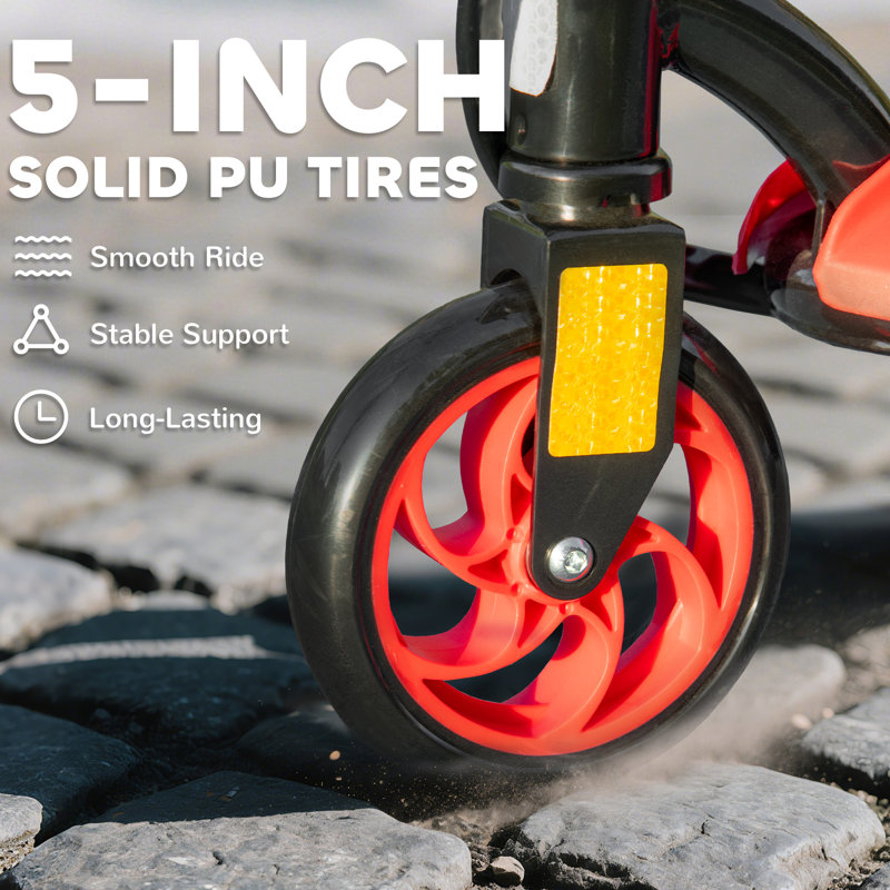 Biergh Zoomie Kids Scooter, Red