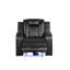 Fauteuil inclinable électrique en similicuir noir Benz