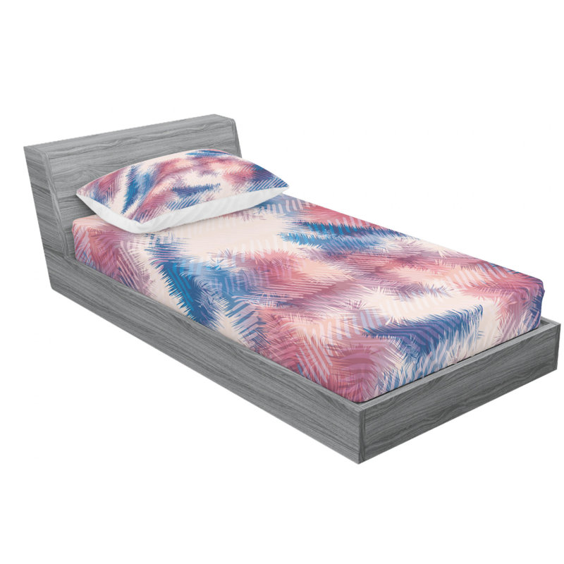 Microfiber Sheet Set, Twin Sheet Set with Fitted Sheet