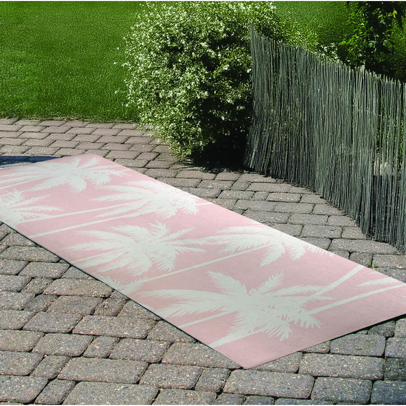 Palm Outdoor Rug, Runner 2'6" x 8'