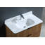 Meuble-lavabo simple moderne de 91 cm (36 po) à texture cannelée, fini bois naturel, avec lavabo intégré en surface solide blanc mat-1700457870