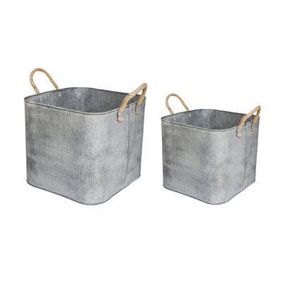 Metal Pot Planter