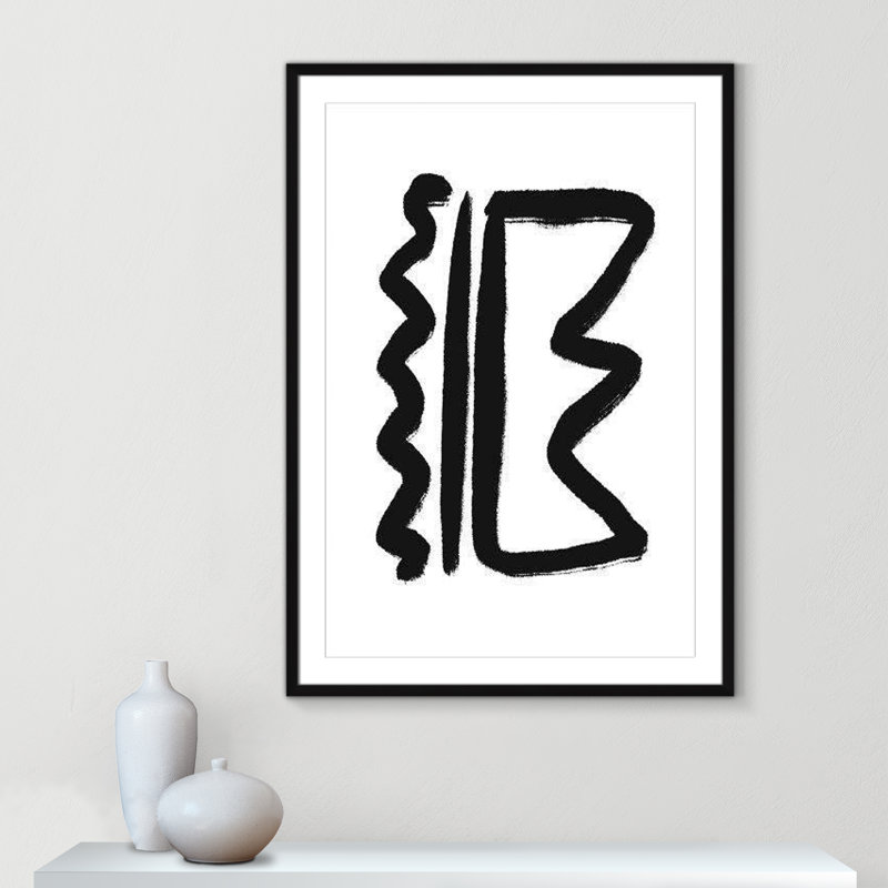 «Line Dessin Collection Royals» sur papier par Leah Straatsma, reproduction, H 41,5 po x l 29,5 po x P 0,01 po