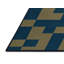 Tapis bleu à carreaux lavable à la machine-2060068708