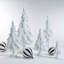 '6.75" Tall Decorative Spruce Trees, Set of 2-1248931856