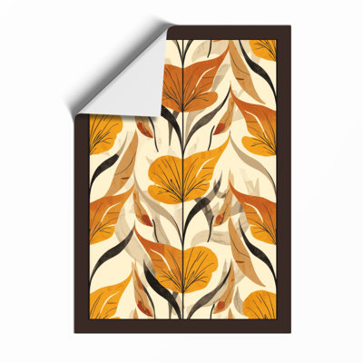 Autumn Florals Botanical - Framed Print