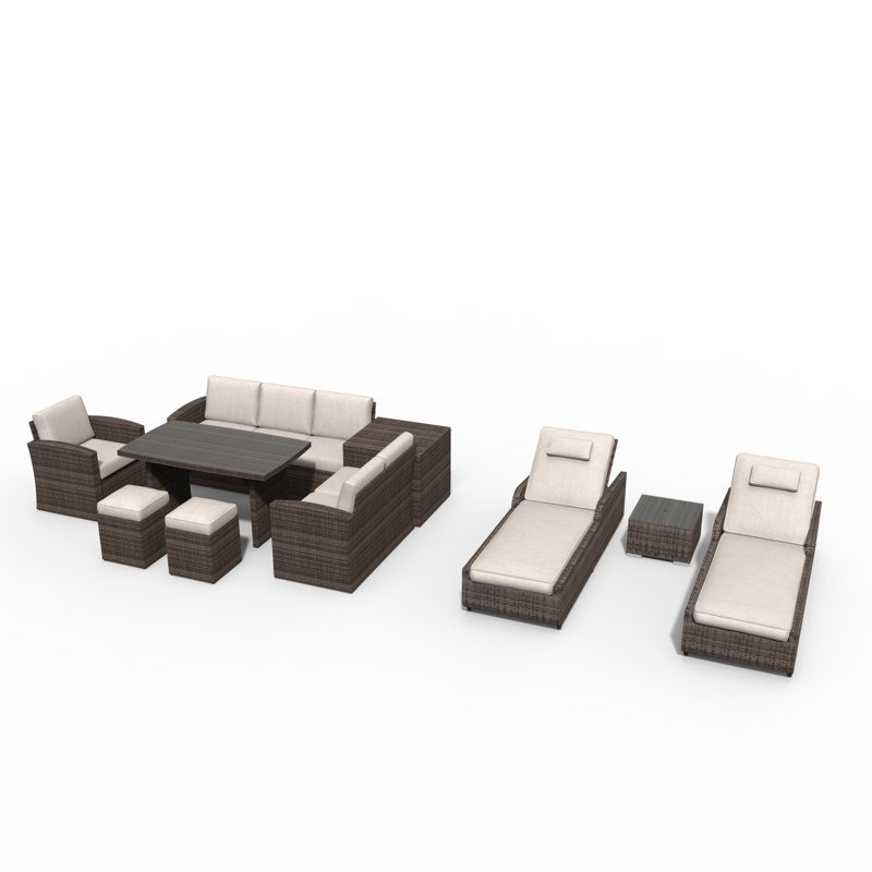 Ensemble de conversation avec coussins Cassandra