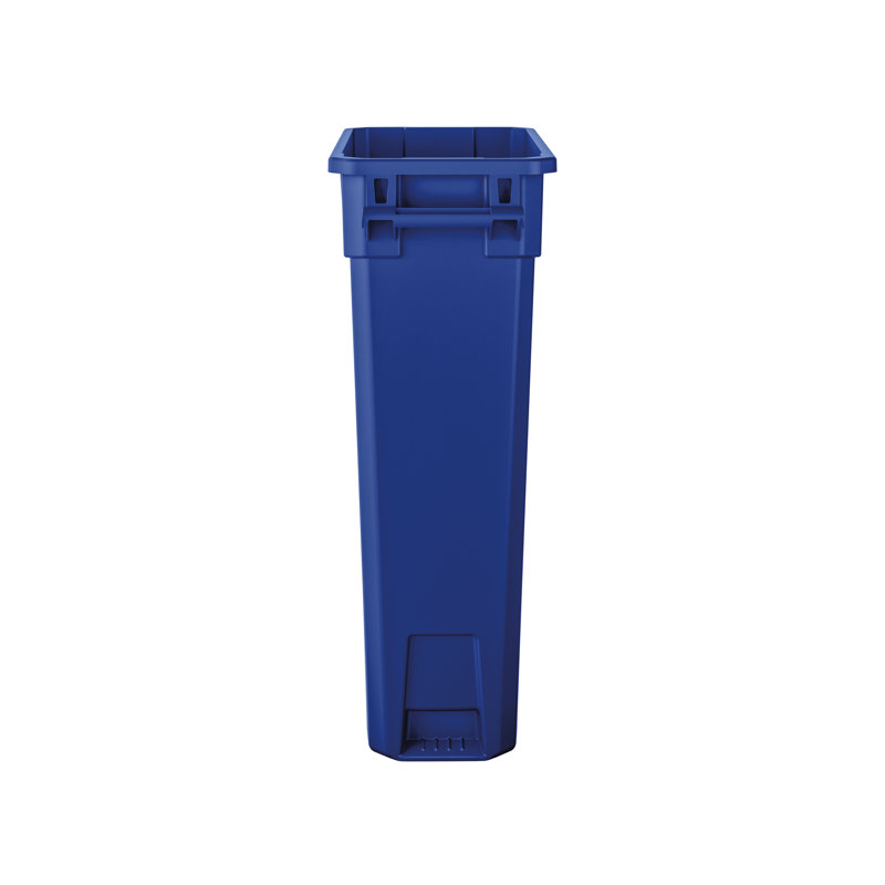 Blue 23 Gallon Slim Polypropylene Recycling Bin