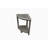 CoastalVogue Teak Snazzy Corner Shower 2-Tier shelf in Antique Gray Finish for Indoors and Outdoors