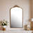 Wall Mirror 43x24 Inch Vintage Ornate Arched Floor Mirror Metal Framed Mirror Dressing Mirror, for Entryway, Living Room, Bedroom,  Antique Bronze-742380505-741361266