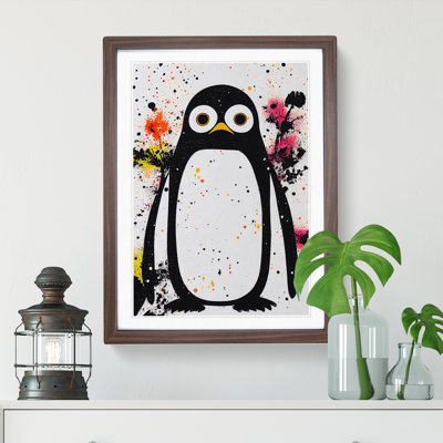Painted Penguin No.2 - Wall Art