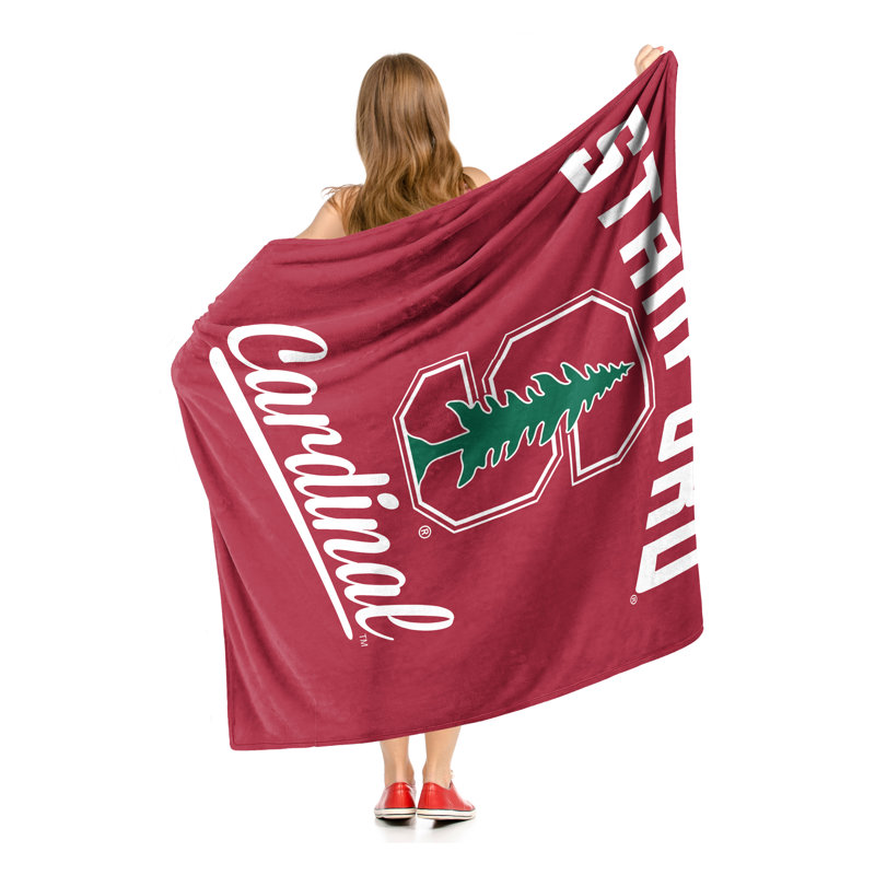 Stanford Cardinal Red Silk Touch Throw Blanket